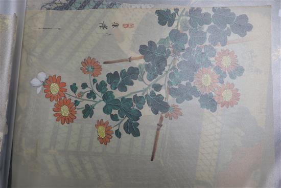 A group of assorted Japanese woodblock prints, unframed